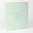 ミドリ カラー色紙 二つ折り クローバー柄 1枚