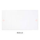 ミドリ カラー色紙 両開き リボン 花柄 1枚