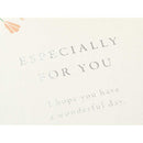 ミドリ カラー色紙 両開き リボン 花柄 1枚