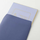 ミドリ カラー色紙 Sサイズ 寄せ書きシール・封筒付 かすみ草柄 1枚