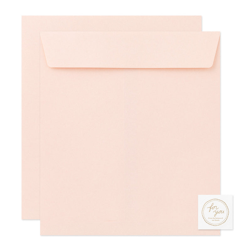 ミドリ カラー色紙用封筒 ピンク 1個