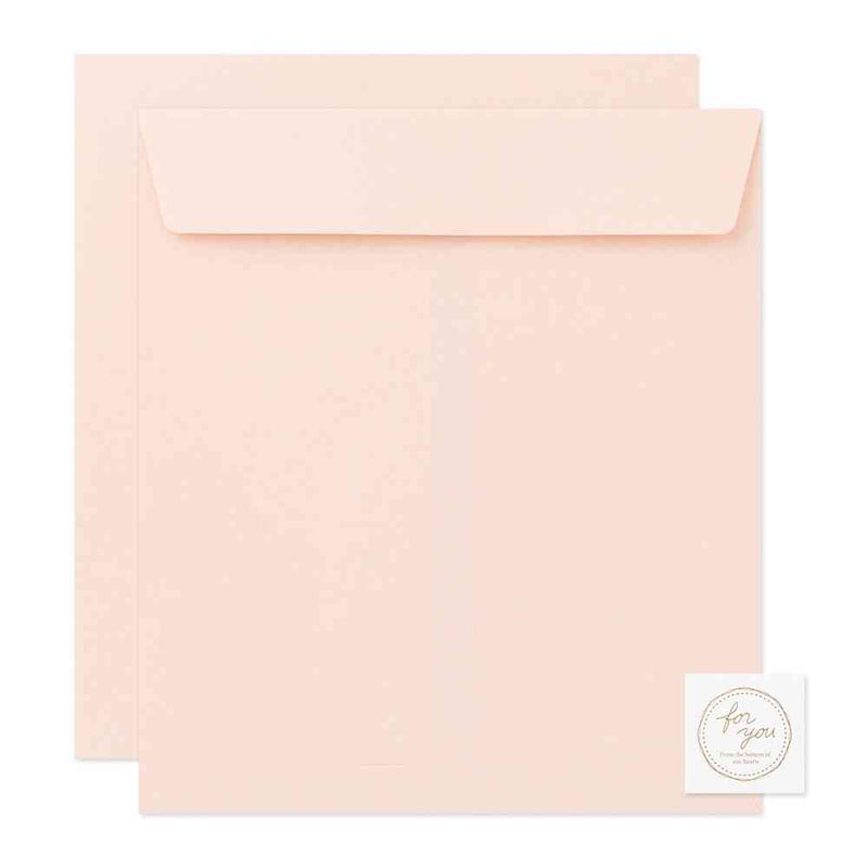 ミドリ カラー色紙用封筒 ピンク 1個