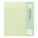 ミドリ カラー色紙用封筒 黄緑 1個