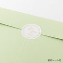 ミドリ カラー色紙用封筒 黄緑 1個
