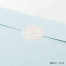 ミドリ カラー色紙用封筒 水色 1個