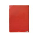 ミドリ 5ポケットクリアホルダー＜A4＞ ストライプ柄 黄 1個