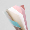 ミドリ 5ポケットクリアホルダー＜A4＞ ストライプ柄 黄 1個