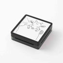 ミドリ スタンプ 浸透印 ヤギ柄 1個