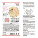 ミドリ スタンプ 浸透印 ネコ柄 1個