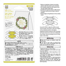 ミドリ スタンプ 浸透印 リース柄 1個