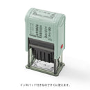 ミドリ スタンプ 回転印 日付 文房具柄 1個