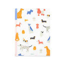 ミドリ 3ポケットクリアホルダー＜A5＞ イヌ柄 1個