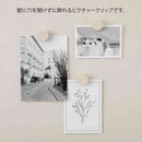 ミドリ ピクチャークリップ 木製 グレー 1パック