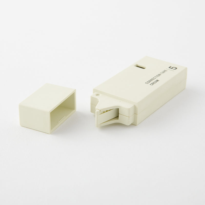 ミドリ 紙製修正テープ5mm クリーム 1個