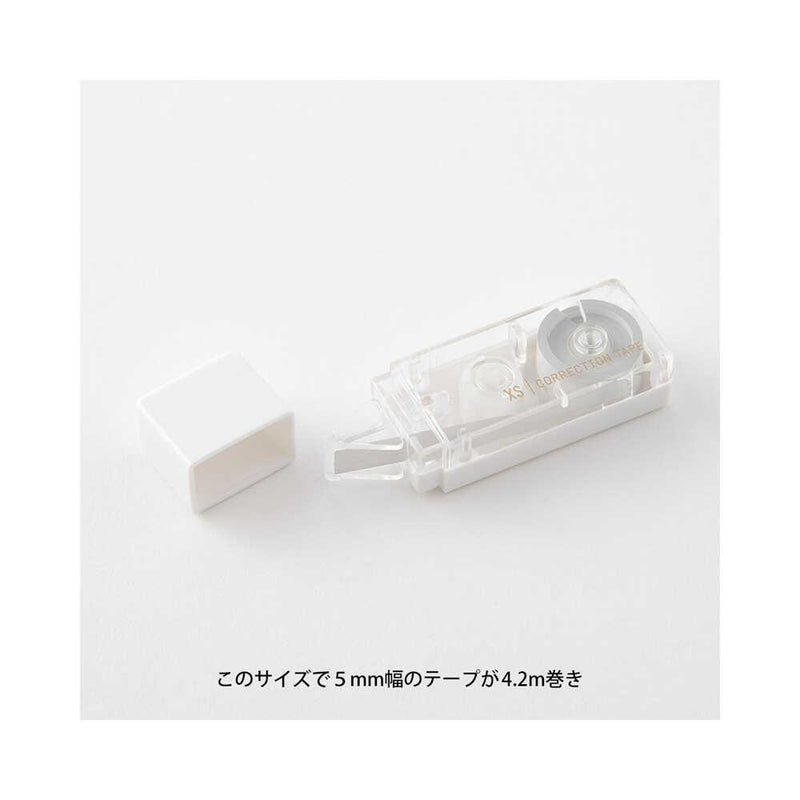 Midori XS Correction Tape White A 5mm Width x 4.2m [Single use type]