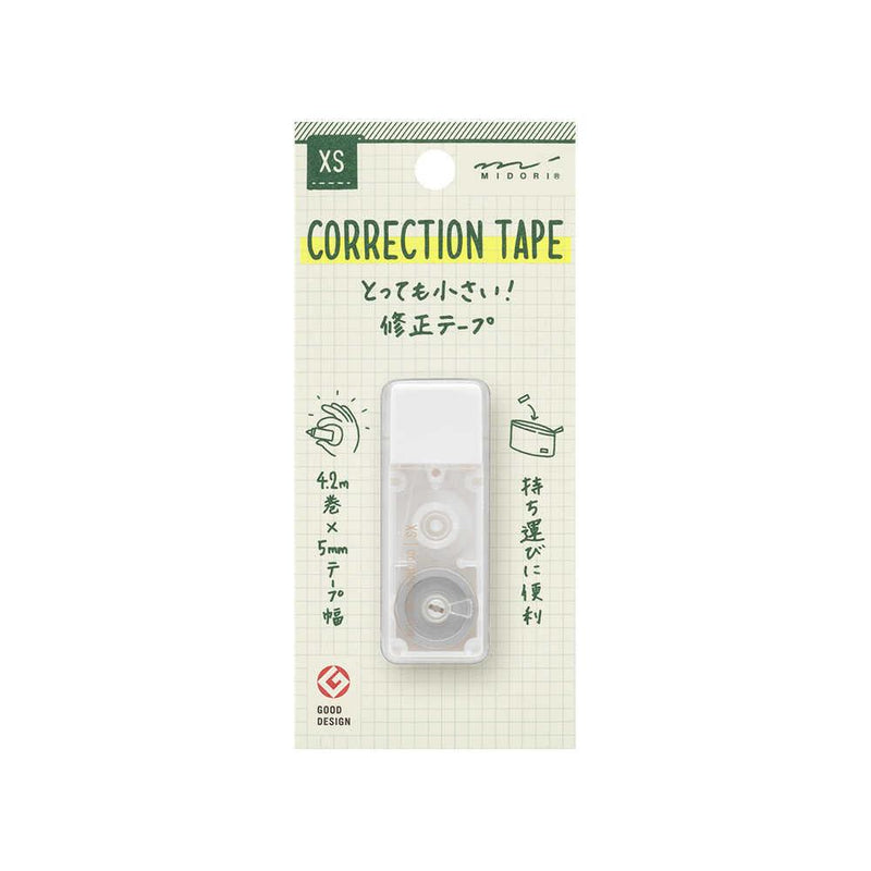 Midori XS Correction Tape White A 5mm Width x 4.2m [Single use type]