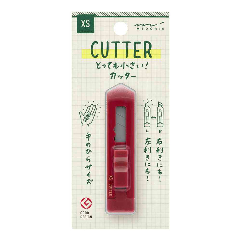 ミドリ XS カッター えんじ 1個