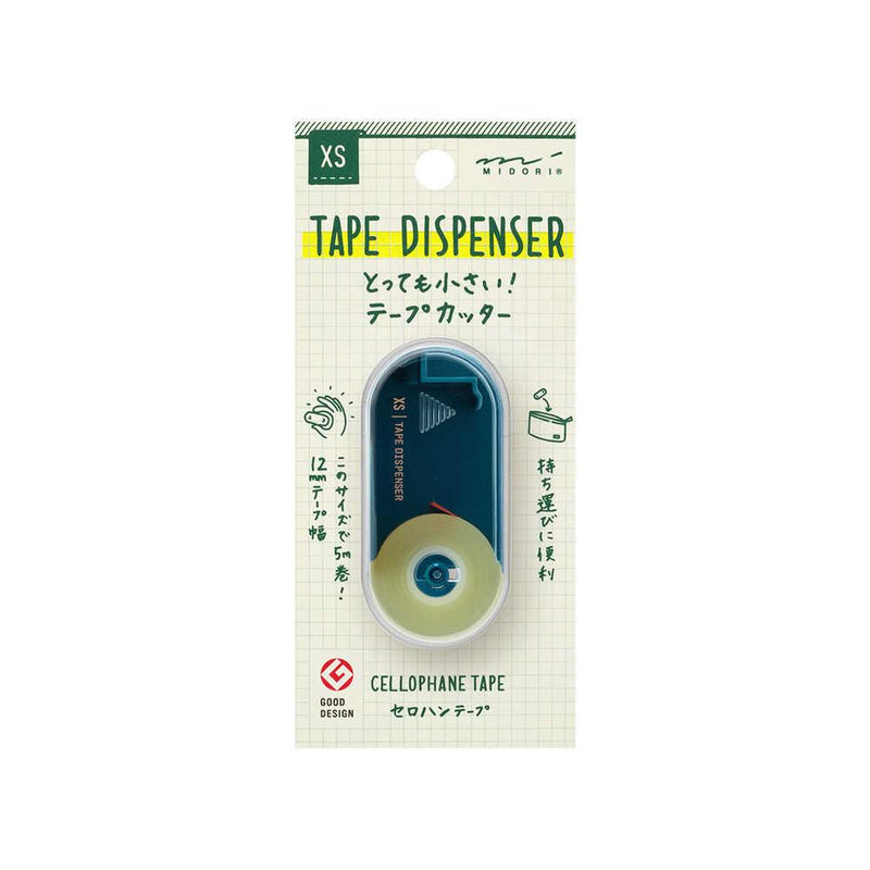 Midori XS Tape Cutter - Navy A 12mm width x 5m roll