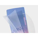 ミドリ 3ポケットクリアホルダー＜A5スリム＞ フラップ付 シティポップ柄 1個