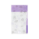 ミドリ 3ポケットクリアホルダー＜A5スリム＞ フラップ付 おばけ柄 1個