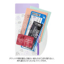 ミドリ 3ポケットクリアホルダー＜A5スリム＞ フラップ付 おばけ柄 1個