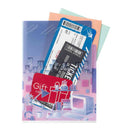 ミドリ 3ポケットクリアホルダー＜A5＞ シティポップ柄 1個