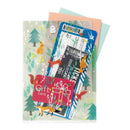 ミドリ 3ポケットクリアホルダー＜A5＞ 北欧動物柄 1個