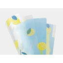 ミドリ 3ポケットクリアホルダー＜A5＞ レモン柄A 1個