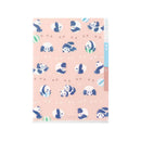 ミドリ 3ポケットクリアホルダー＜A5＞ パンダ柄A 1個