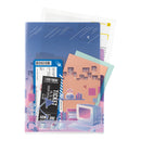 ミドリ 3ポケットクリアホルダー＜A4＞ シティポップ柄 1個