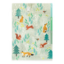 ミドリ 3ポケットクリアホルダー＜A4＞ 北欧動物柄 1個