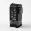 ミドリ スタンプ 回転印 ダイヤル リスト柄 1個