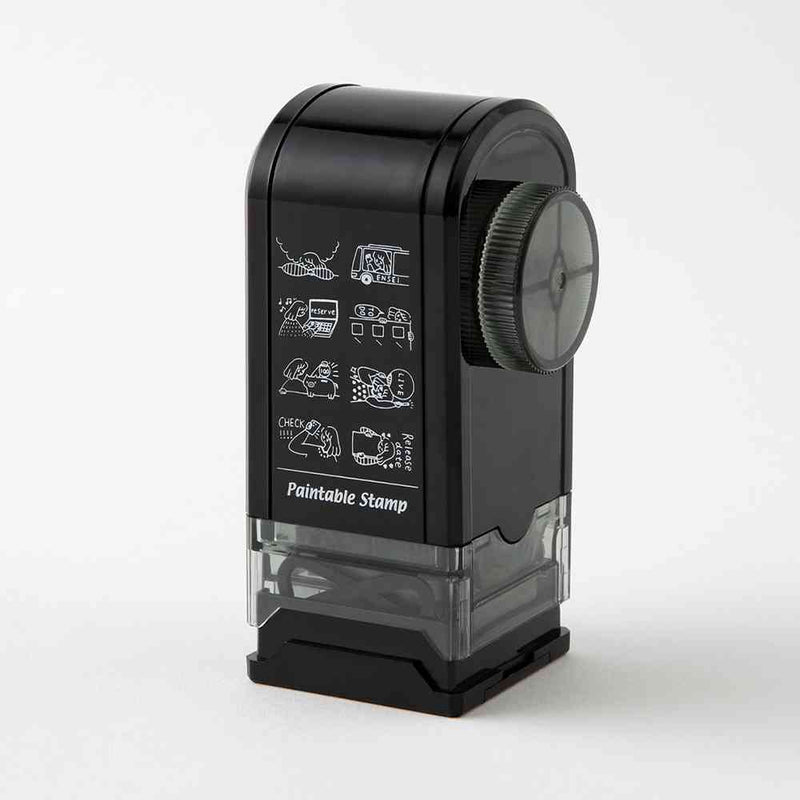 ミドリ スタンプ 回転印 ダイヤル 推し活柄 1個