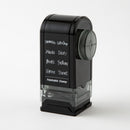 ミドリ スタンプ 回転印 ダイヤル タイトル柄 1個