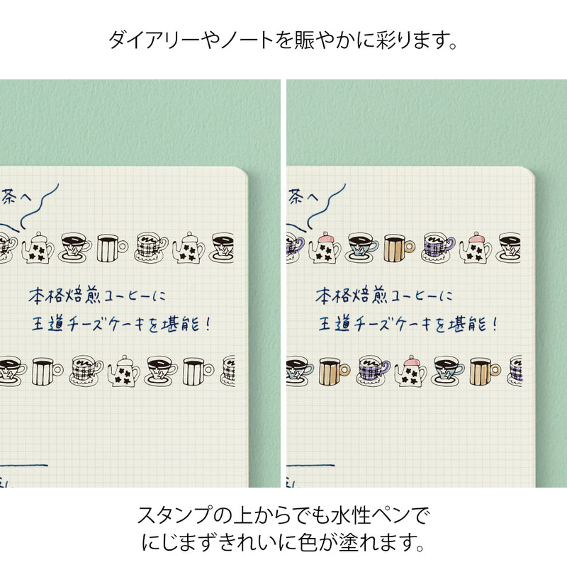 デザインフィル スタンプ ローラー モチーフ柄 1個
