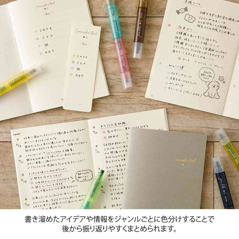 ミドリ 連結ペン ジョインドッツ 3本入 ライトトーン 1パック
