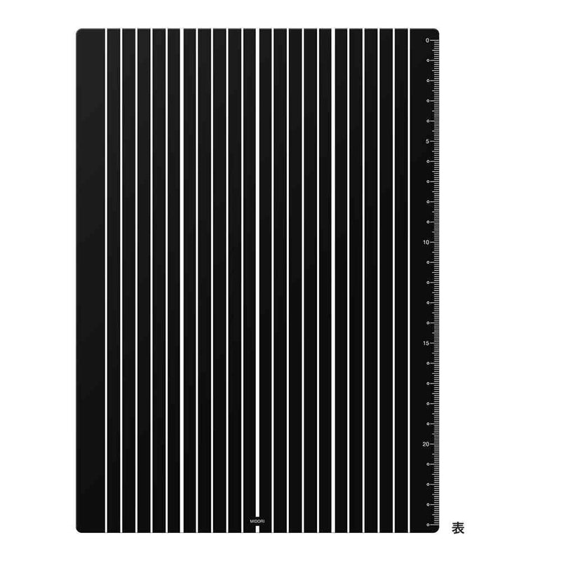ミドリ ブラック下敷き＜B5＞ 1個
