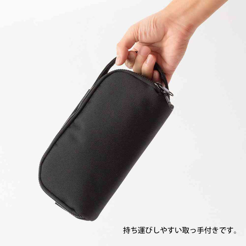 ミドリ 2ウェイポーチ コーデュラ 黒 1個