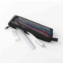 ミドリ メッシュペンケース 黒A 1個