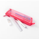 ミドリ メッシュペンケース ピンクA 1個