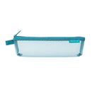 ミドリ メッシュペンケース 青A 1個