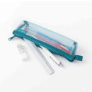 ミドリ メッシュペンケース 青A 1個