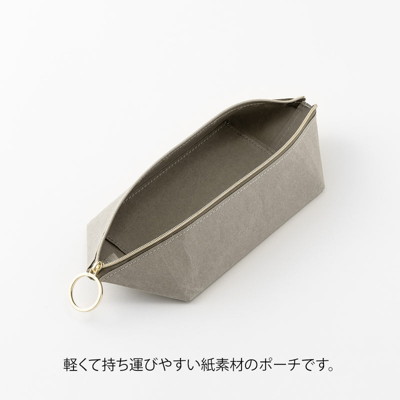 ミドリ ペントレーポーチ グレー 1個
