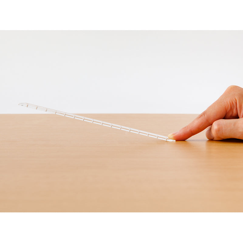 ミドリ 定規 15cm 透明A 1個