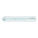 ミドリ マルチ定規＜30cm＞ 青A 1個