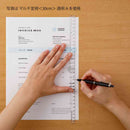 ミドリ マルチ定規＜30cm＞ 青A 1個