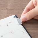 ミドリ インデックスクリップ チラット シルバー 8個入