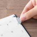 ミドリ インデックスクリップ チラット シルバー 8個入