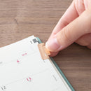 ミドリ インデックスクリップ チラット オレンジ 8個入