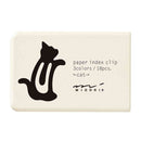 ミドリ インデックスクリップ ネコ柄 18個入
